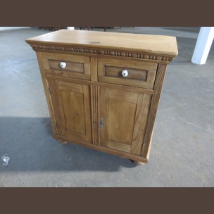 Pine Base Cabinet / original old furniture / waxed, finished item