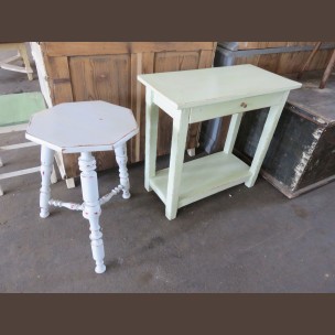 Pine Small Tables / original old pieces / finished condition